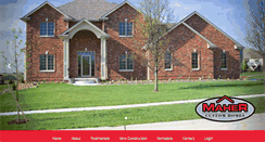 Desktop Screenshot of mahercustomhomes.com